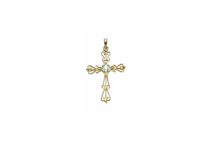 Gold Plated Cross Pendant